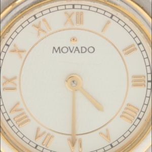 Movado two toned watch